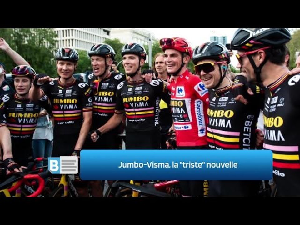 Jumbo-Visma, la "triste" nouvelle