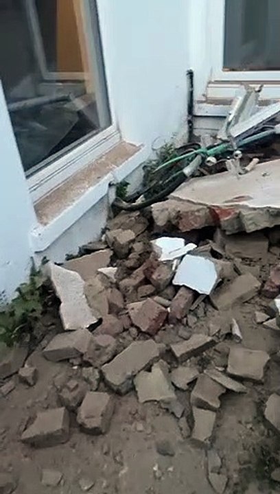 Southsea house wall collapse