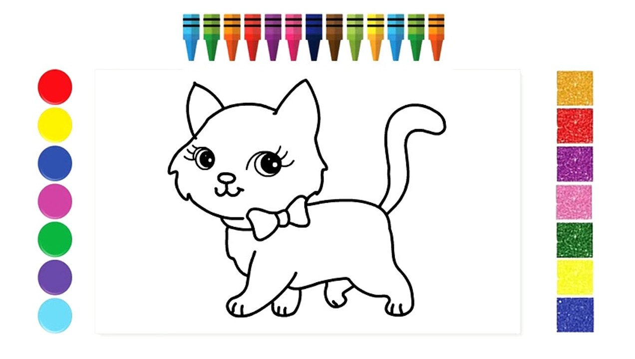 Child Kids Learning Coloring Page Videos _ How to learn step by step drawing