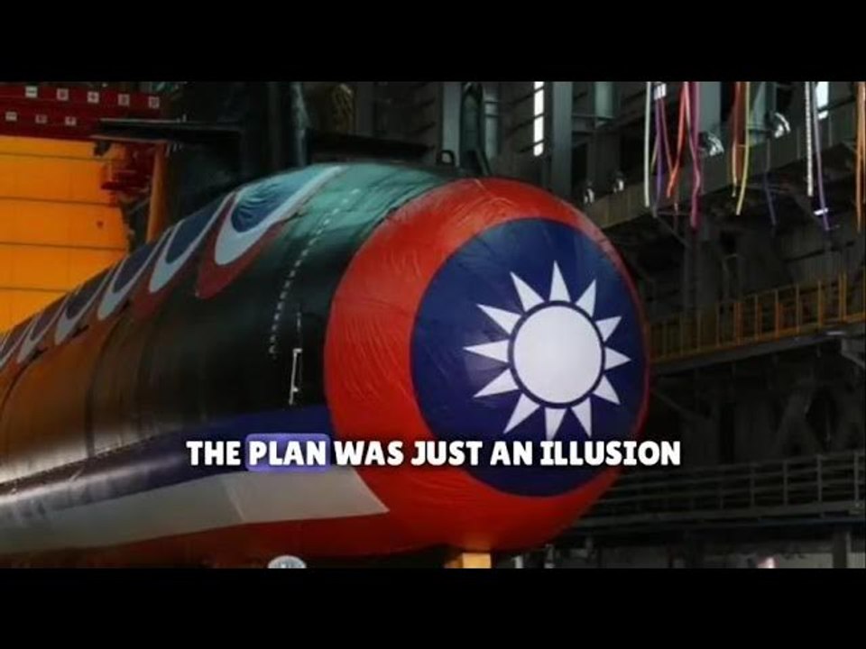 Taiwan unveils new submarine to fend off China