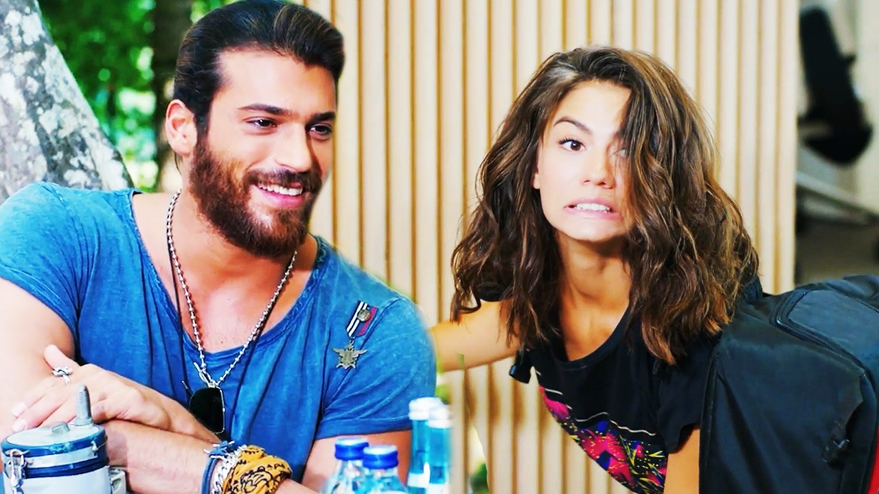 Escenas divertidas de Can y Sanem | Pájaro soñador | (Audio Español) Erkenci Kus