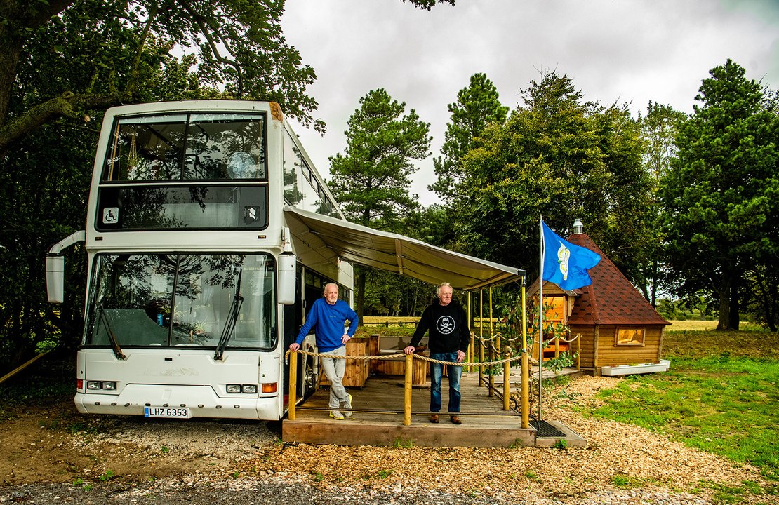Stokesley converted school bus home