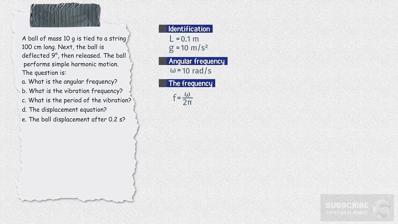 Problem and Solution of Simple Pendulum | Oscillation | 11th Class Physics