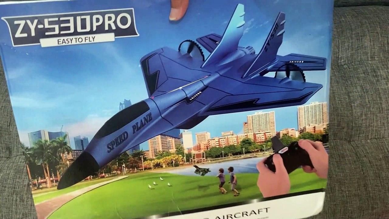 Unboxing fixed wing - Pesawat mainan 200 ribuan