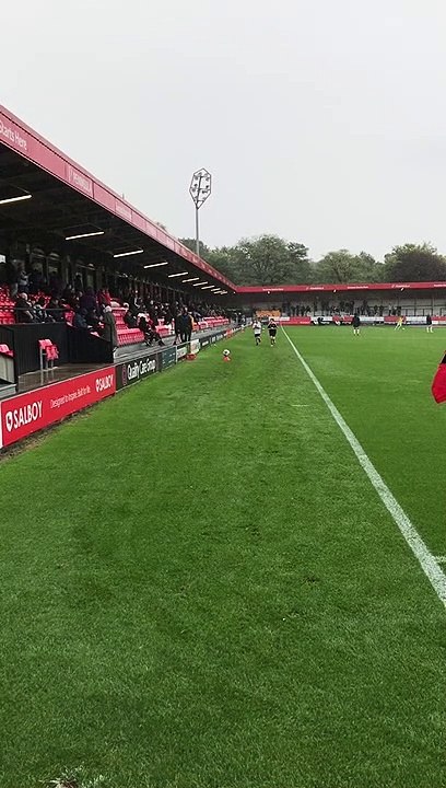Hughie and Freddie doing their run round Salford FC