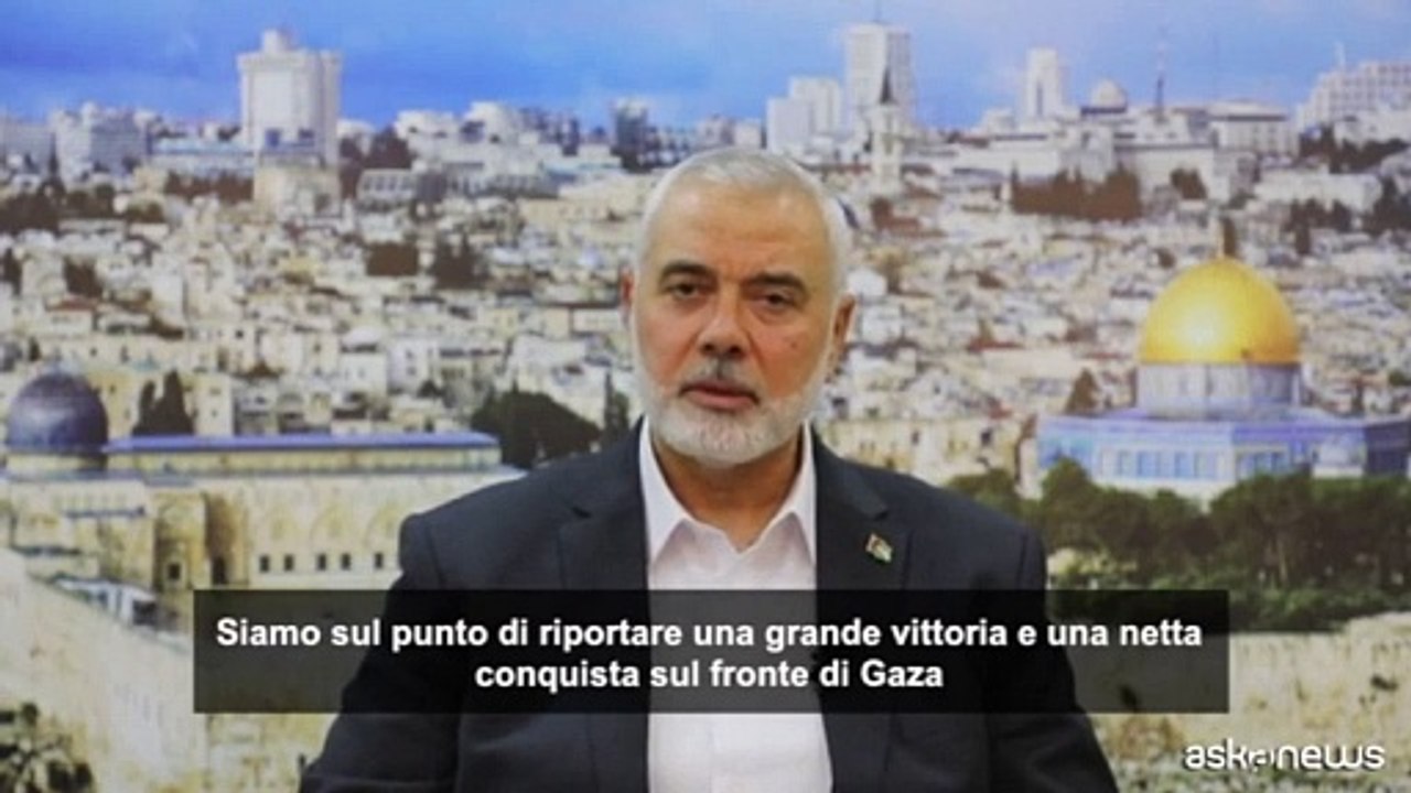 Il leader di Hamas: grande vittoria sul fronte di Gaza