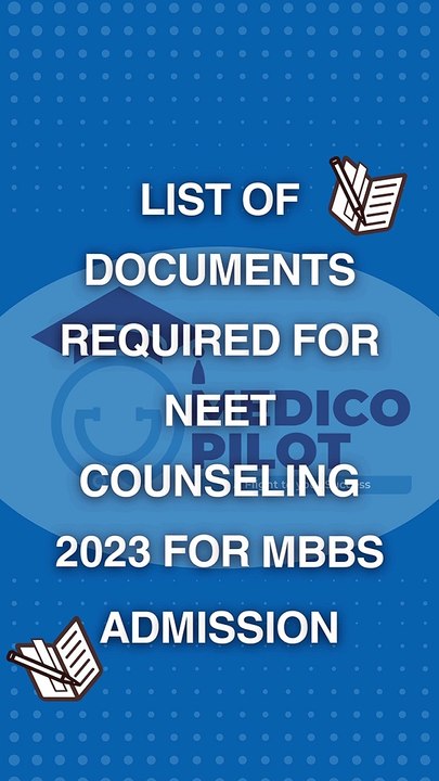 Documents Required for NEET Counseling