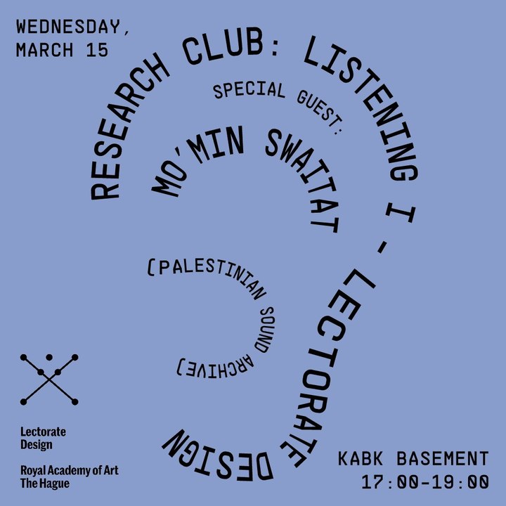 KABK Research Club Listening Proposal