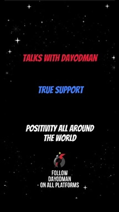 True Support #dayodman #goodvibes #keepwinning #eeyayyahh #motivation