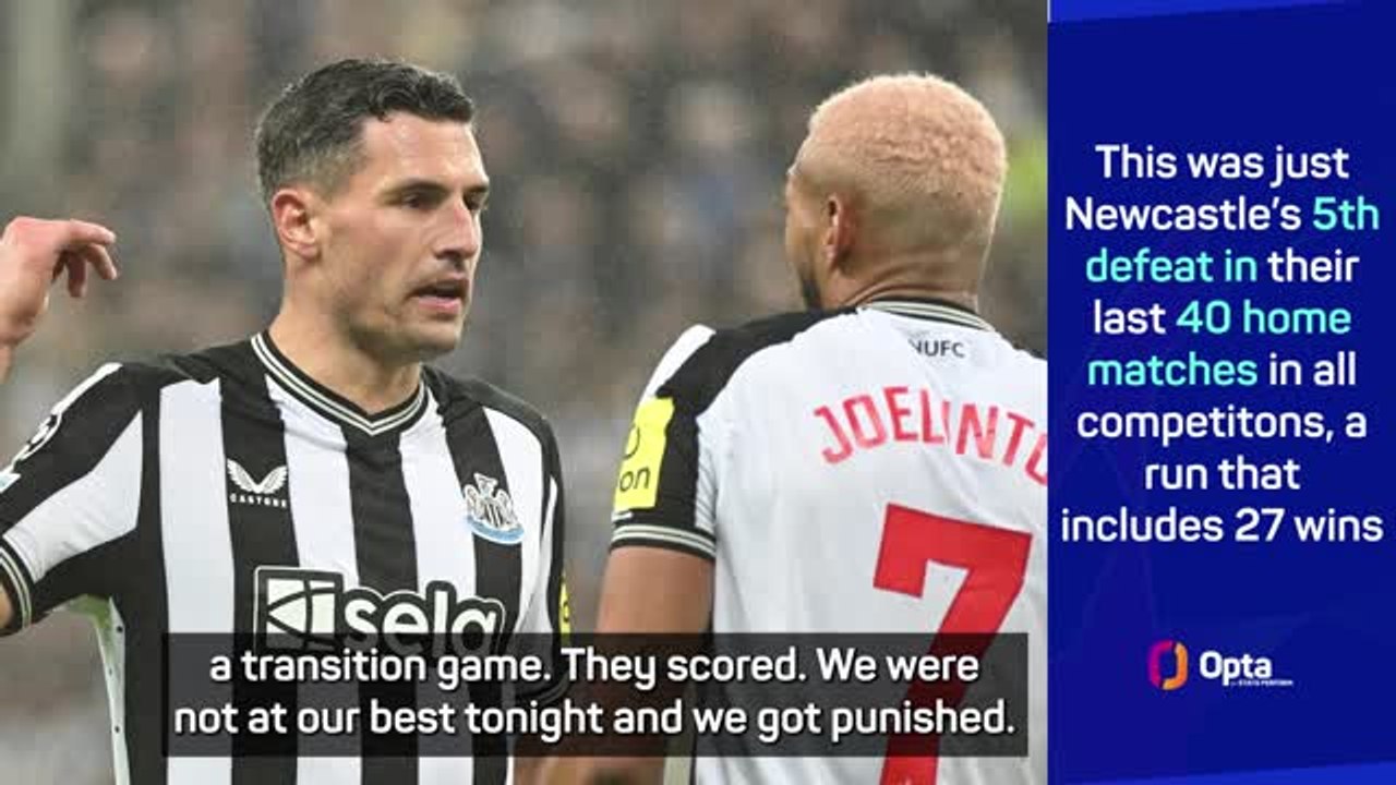 Newcastle played into Dortmund's hands, says Joelinton