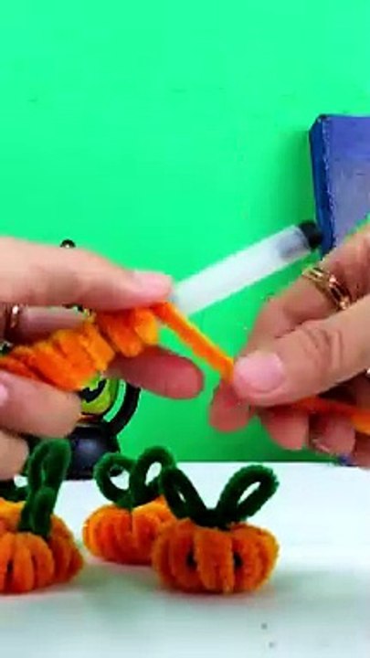 Pumpkin Palooza: Fun DIY Crafting #shorts ⭐️ Linh Nhi Friends #kidsvideo