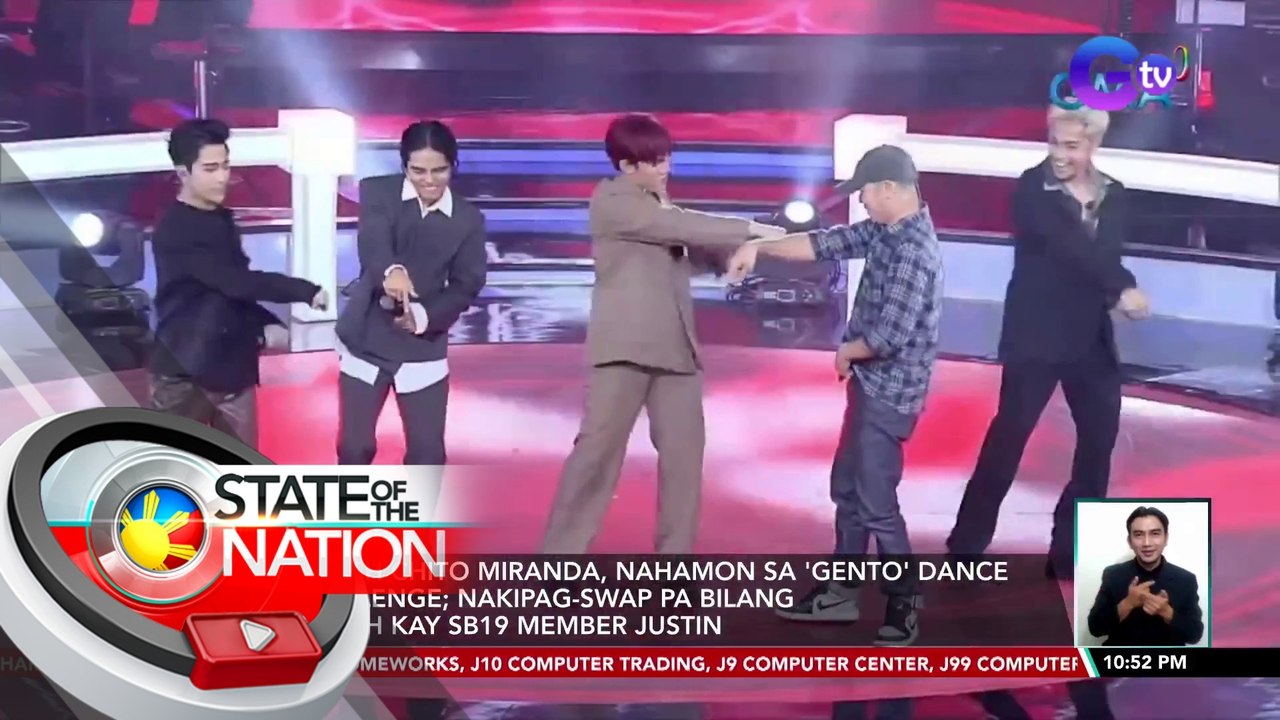 Coach Chito Miranda, nahamon sa 'Gento' Dance Challenge; nakipag-swap pa bilang coach kay SB19 member Justin | SONA