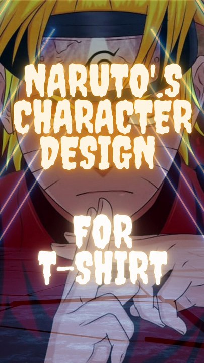 naruto's character design grapic for t-shirt #AITECHNOLOGY #AIGENERATORS FULL VID FOLLOW @sang elbischio