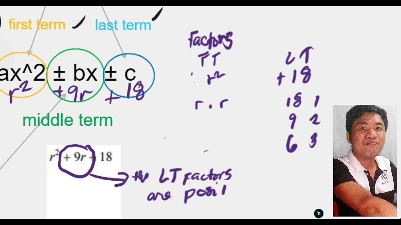 FACTORING polynomials trinomial case 1