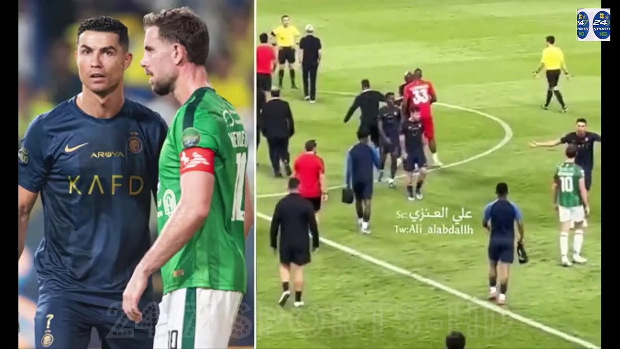 Ronaldo and Henderson Were Involved in a Heated Dispute Following an ill tempered King Cup Clash