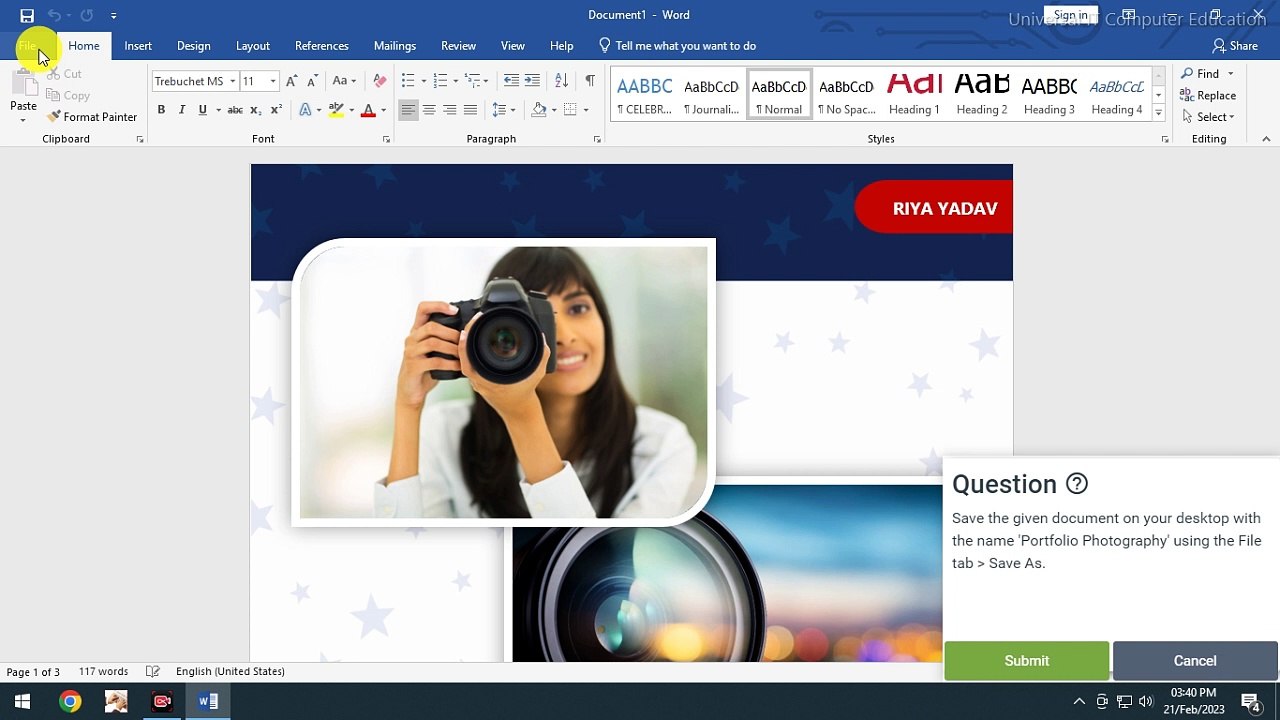 MSCIT Session 11 Guided Do It Yourself