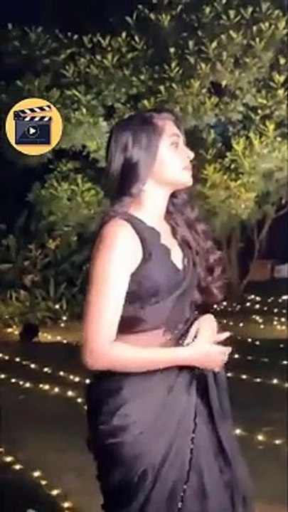 Actress Krithi Shetty Slaying in Saree Latest Video