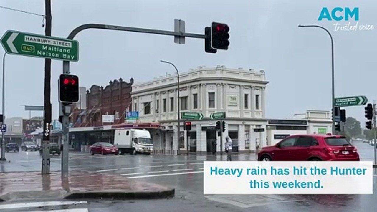 WATCH: Wild weather in Newcastle