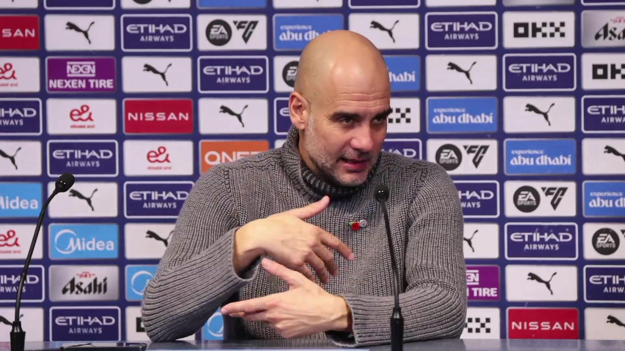 Guardiola on Man City leading Premier League table