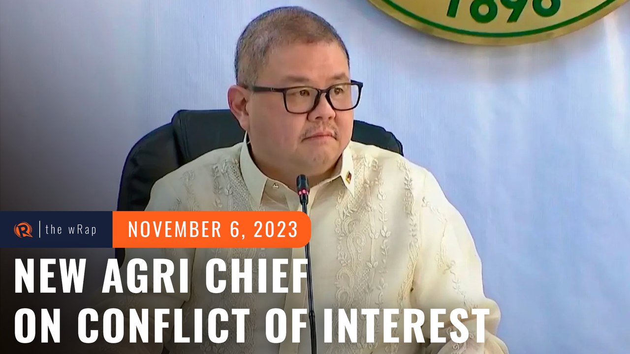 From bilyonaryo to milyonaryo: New agriculture chief shrugs off conflict of interest concerns