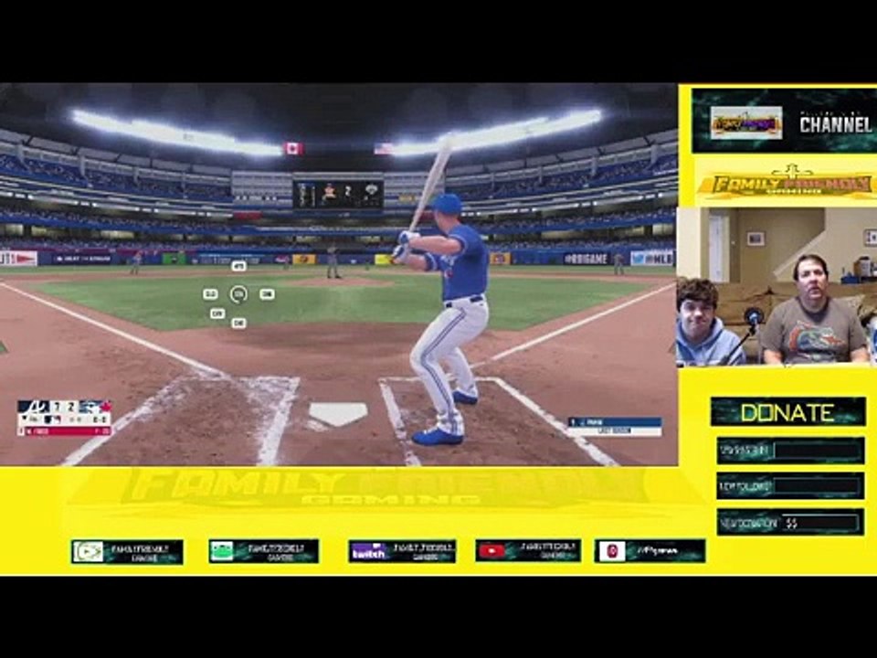 RBI Baseball 21 Braves vs Blue Jays
