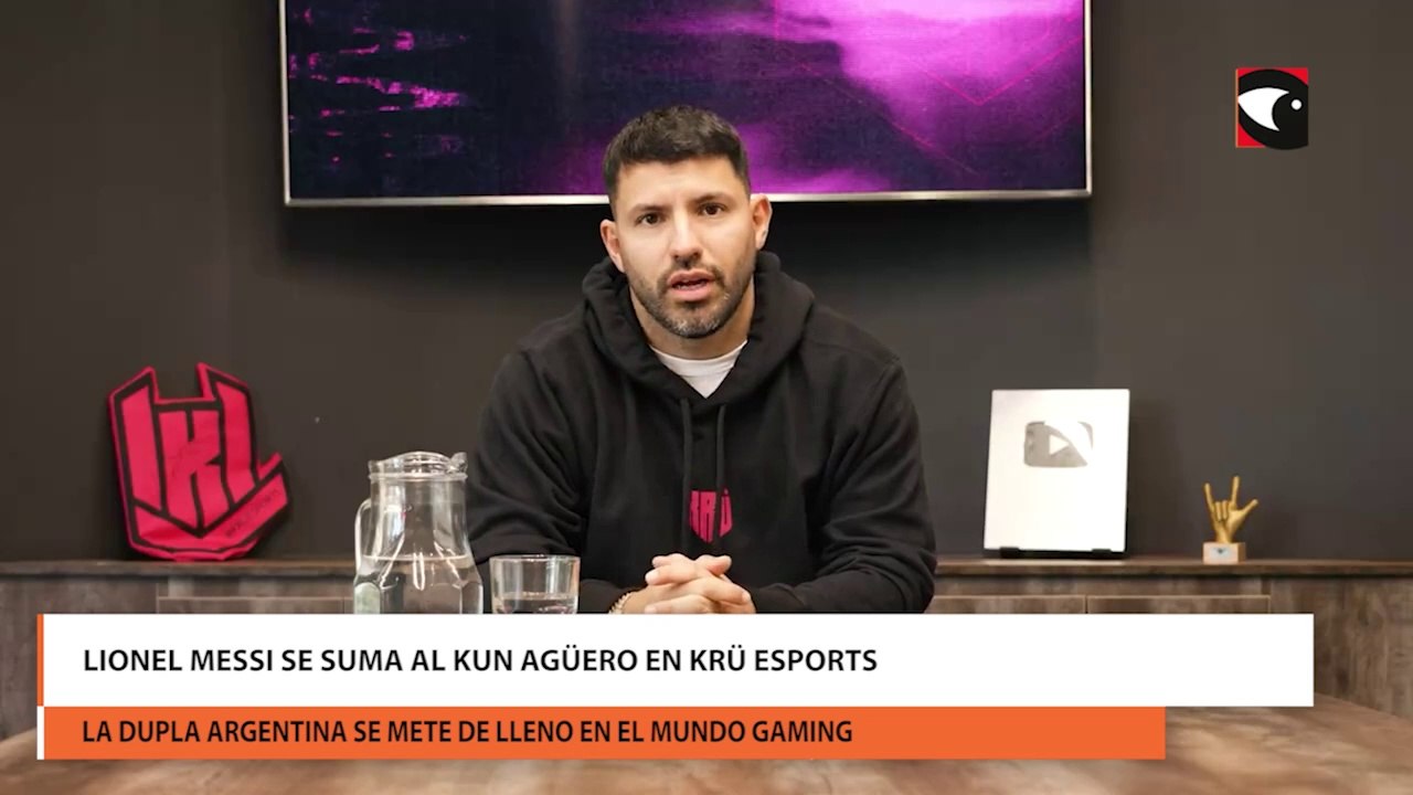 Lionel Messi se suma al Kun Agüero en Krü Esports