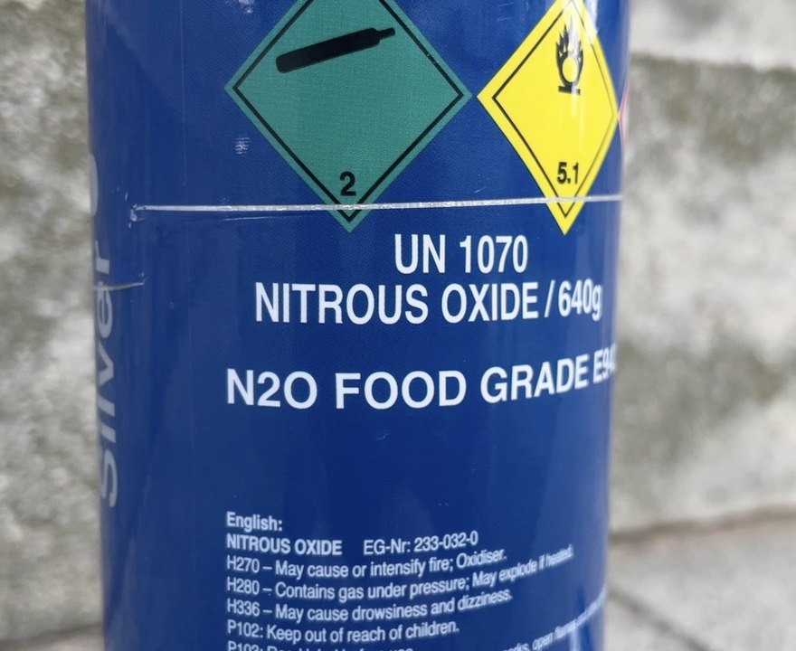 Laughing gas Nitrous Oxide is now illegal