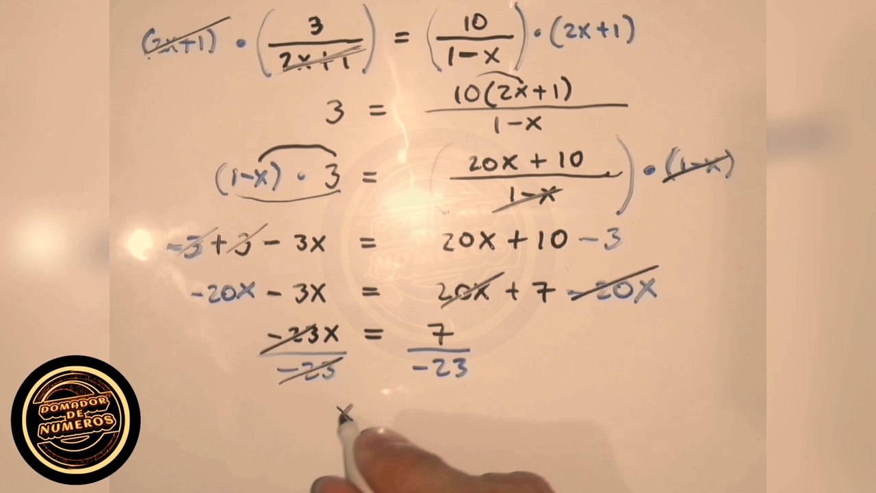 Una ECUACIÓN fascinante desarrollada en poco tiempo. (VIDEO 1). A fascinating EQUATION developed in a short time. (VIDEO 1).