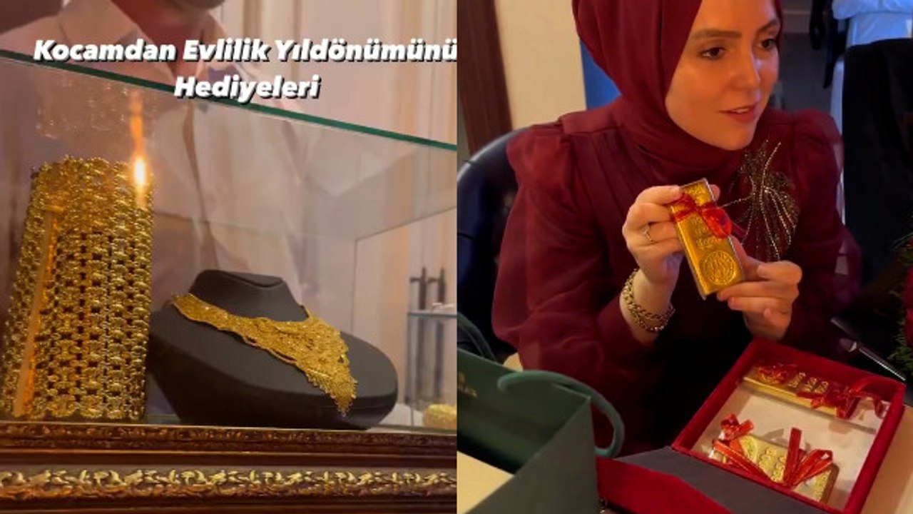 Nevra Bilem'in külçe altın şovu