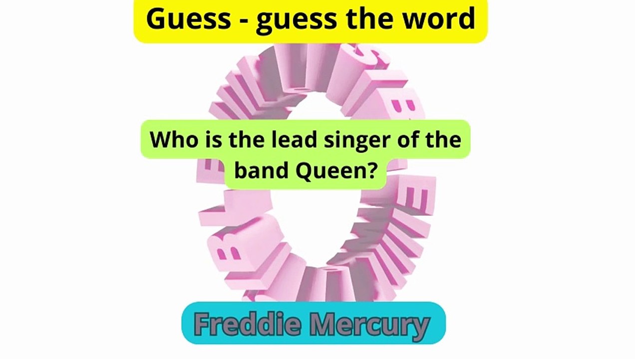 5 Guess the Words - Example Questions