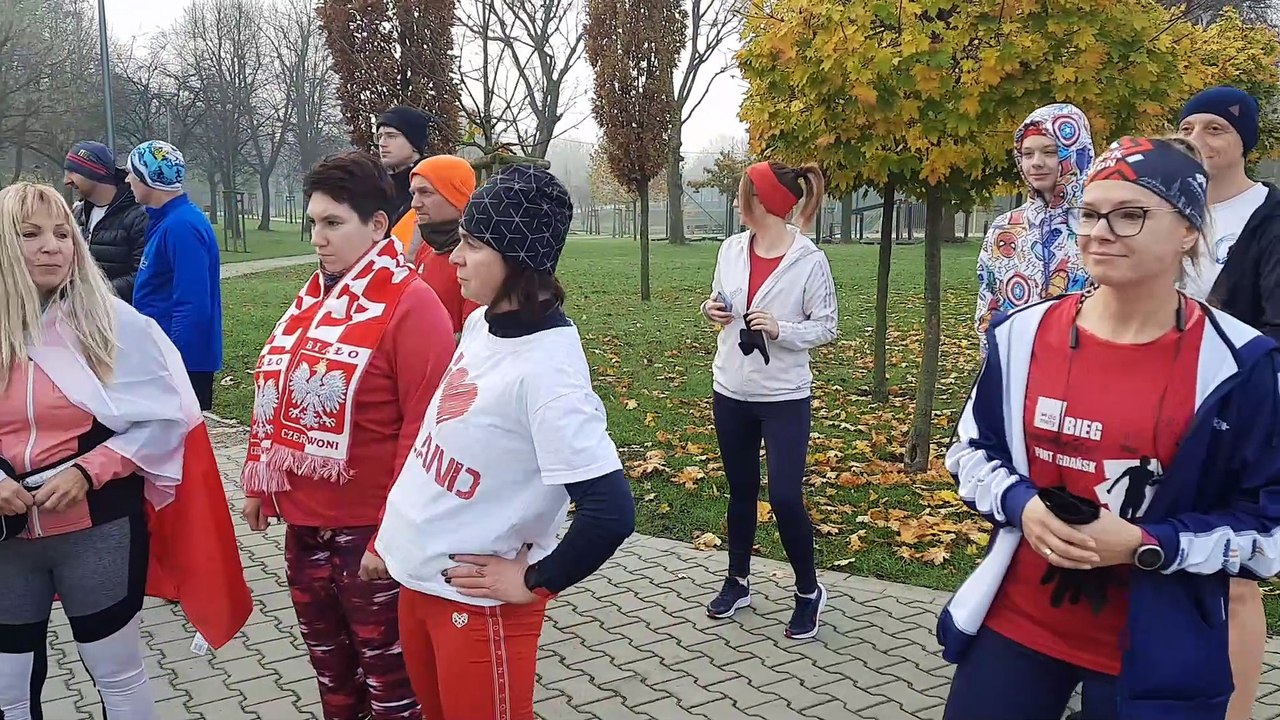 Święto Niepodległości 2023 we Włocławku - bieg ParkRun na Słodowie.