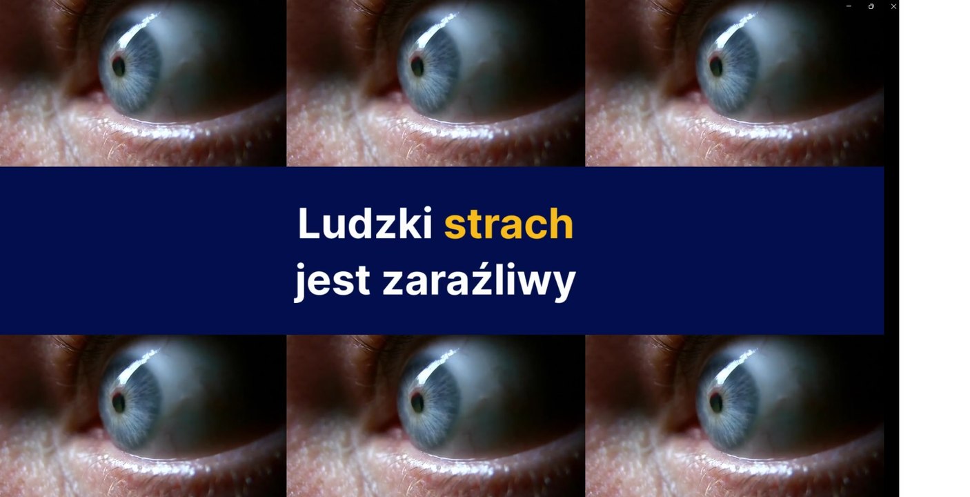 Ludzki strach jest zaraźliwy