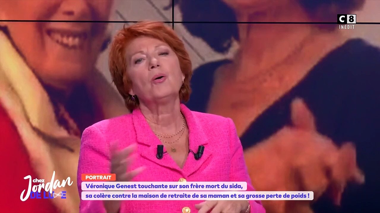 Véonique Genest dans l'émission "Chez Jordan de Luxe" sur C8.