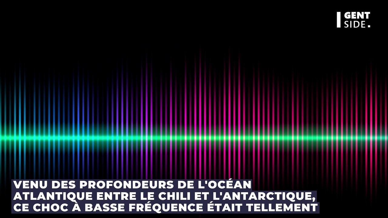 Le ''Bloop'', ce son mystérieux des abysses qui intrigue les chercheurs depuis 1997