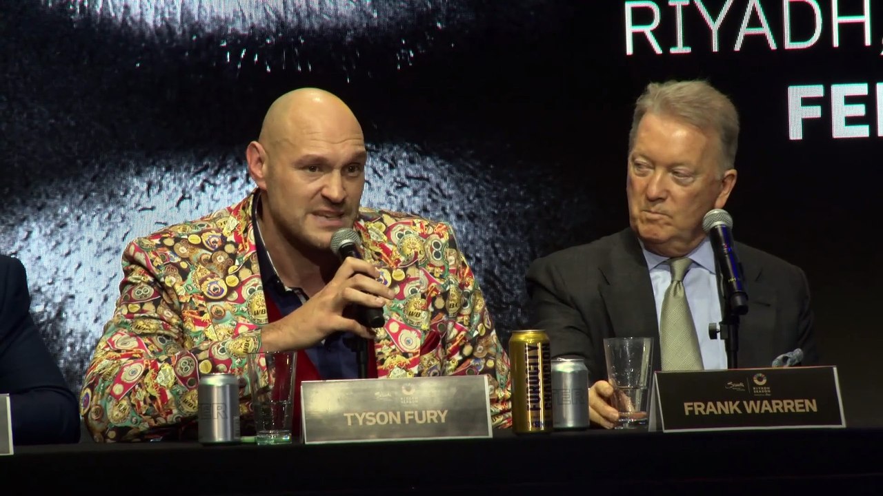 Fury v Usyk announcement press conference part 2