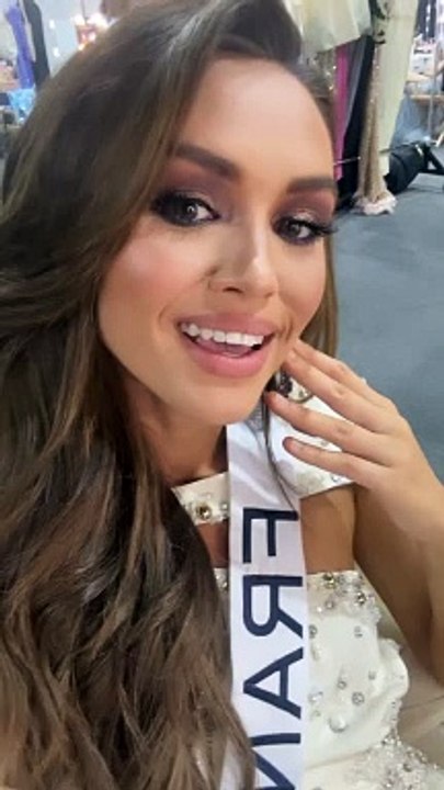 Diane Leyre réagit après son non classement à l'élection de Miss Univers 2023.