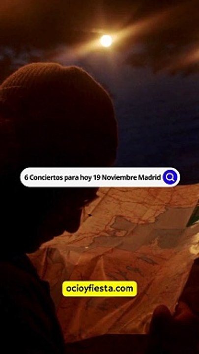 6 Conciertos para hoy domingo 19 Noviembre en Madrid