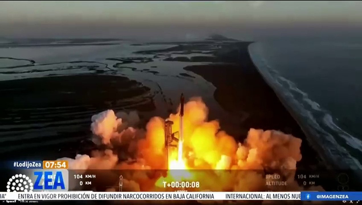 Nave espacial Starship de SpaceX estalla