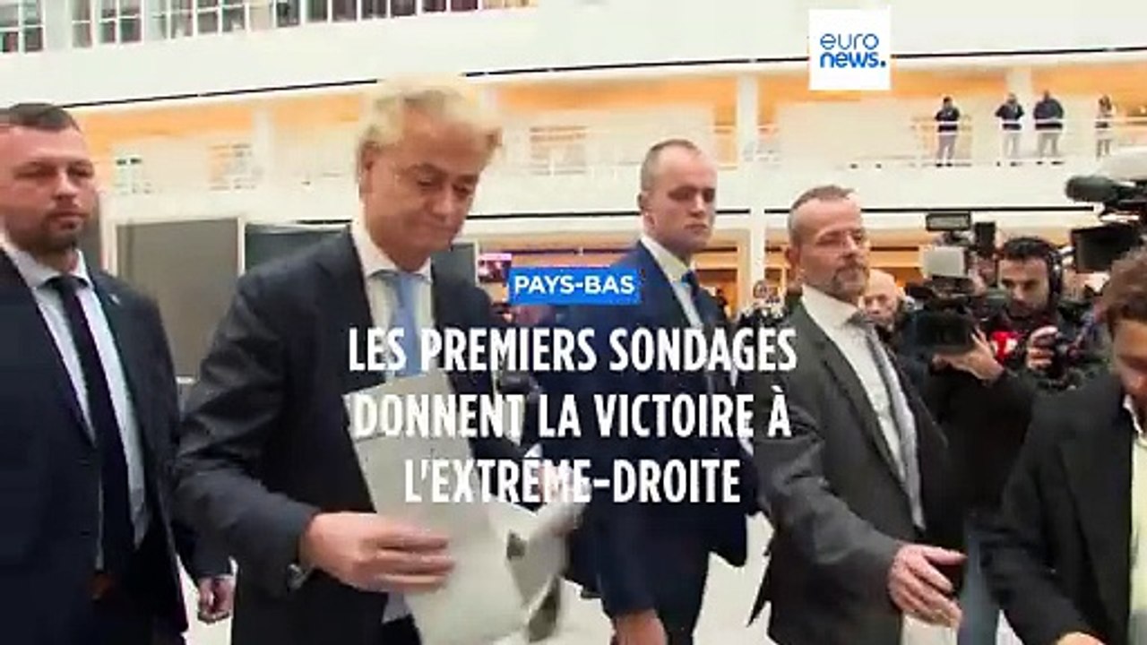 Pays-Bas: les sondages à la sortie des urnes suggèrent une victoire de l'extrême droite de Wilders