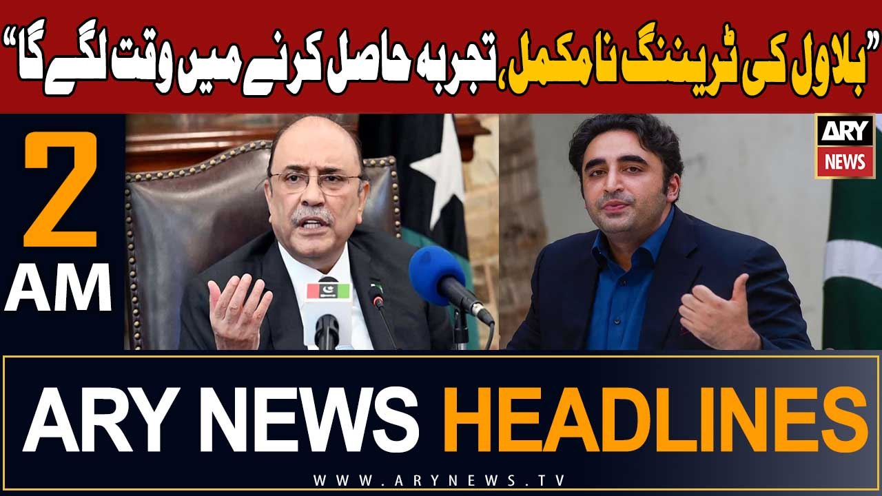 ARY News 2 AM Headlines 24th November 2023 | Bilawal Bhutto - Big News
