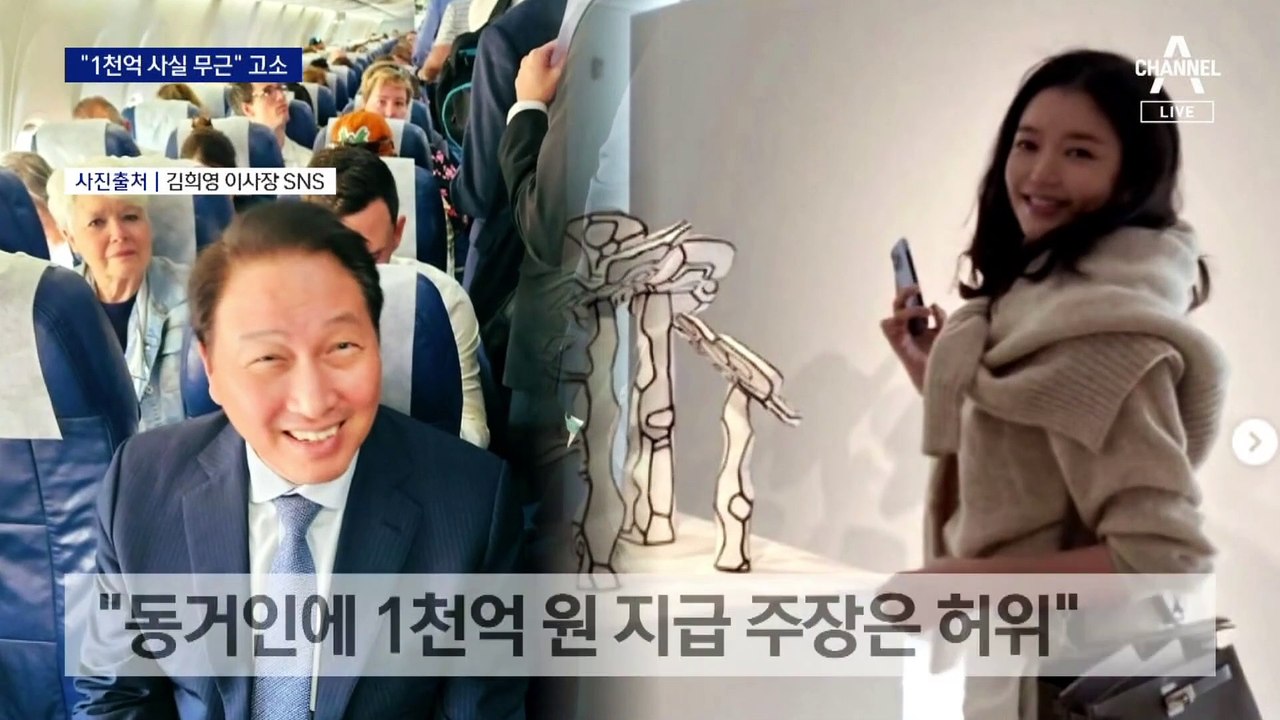 최태원 “1천억 주장은 허위”…노소영 대리인 고소