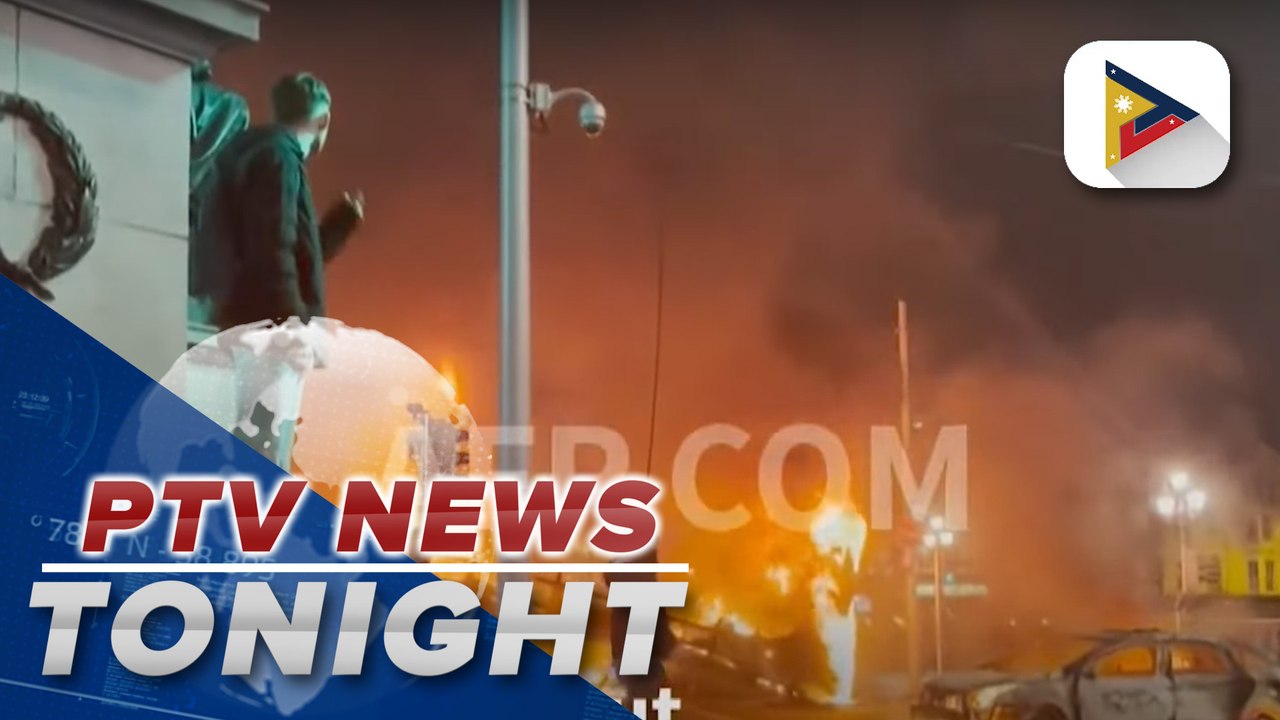 Violent clashes break out in Dublin after knife attack