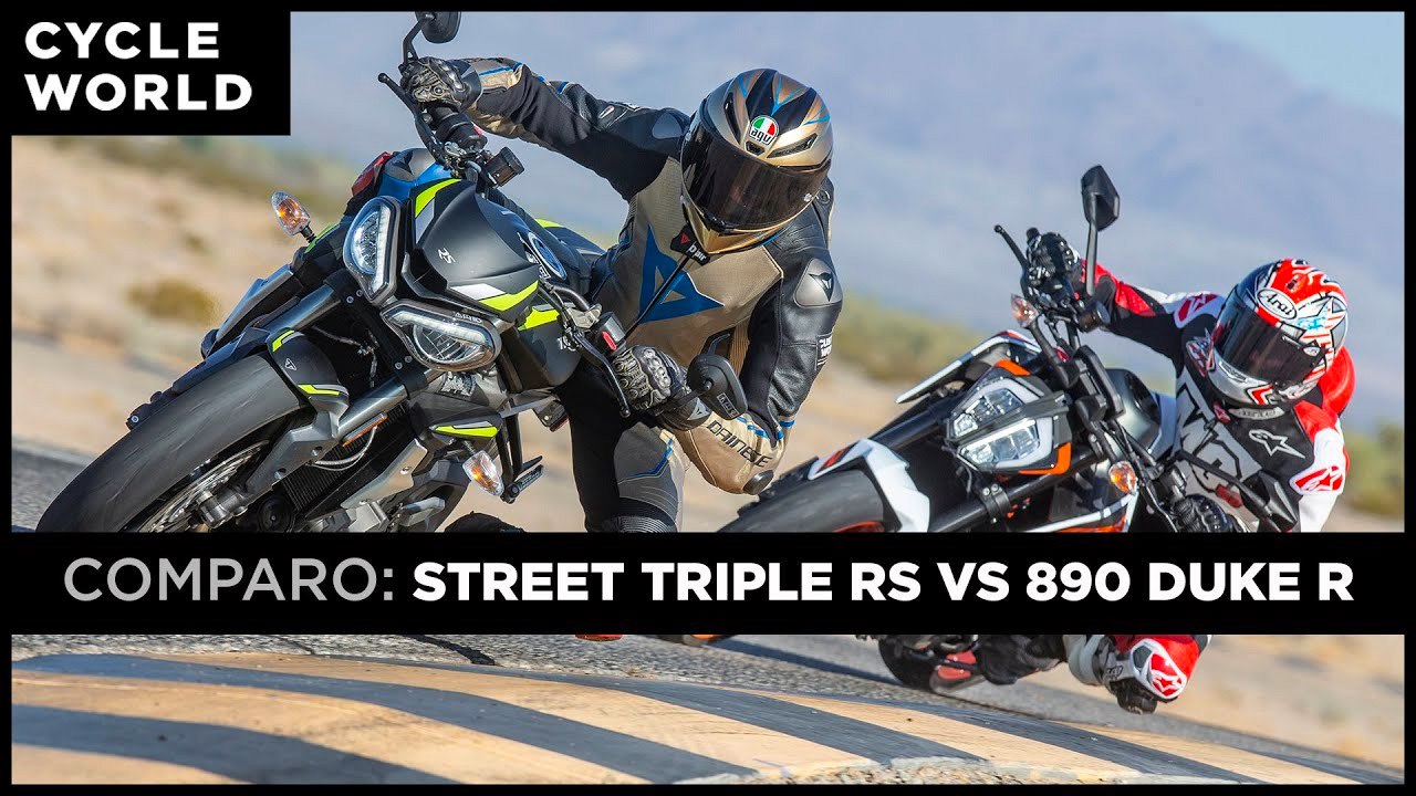 2020 Triumph Street Triple RS vs. 2020 KTM 890 Duke R