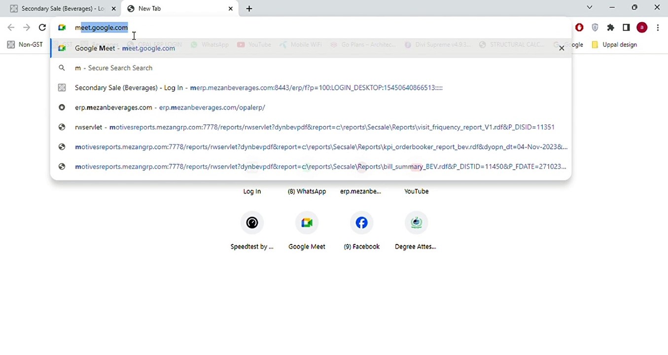 1 Dashborad overview