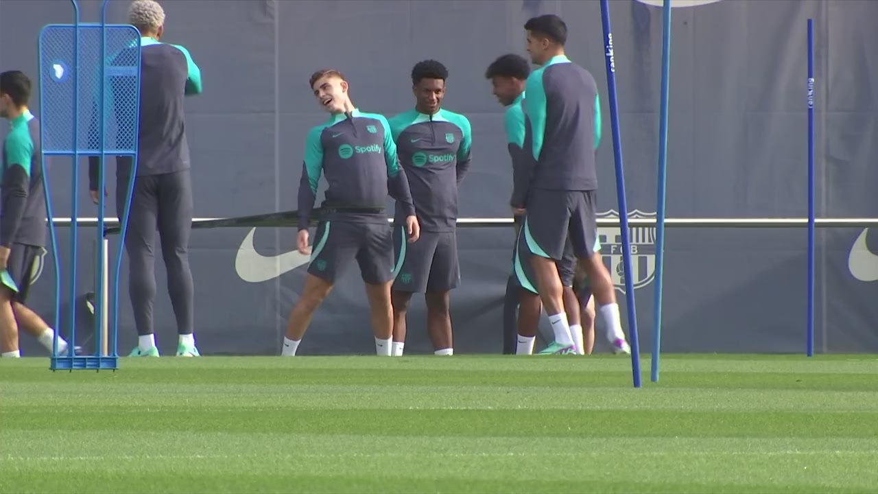 Barcelona train ahead of UEFA Champions League game with Porto