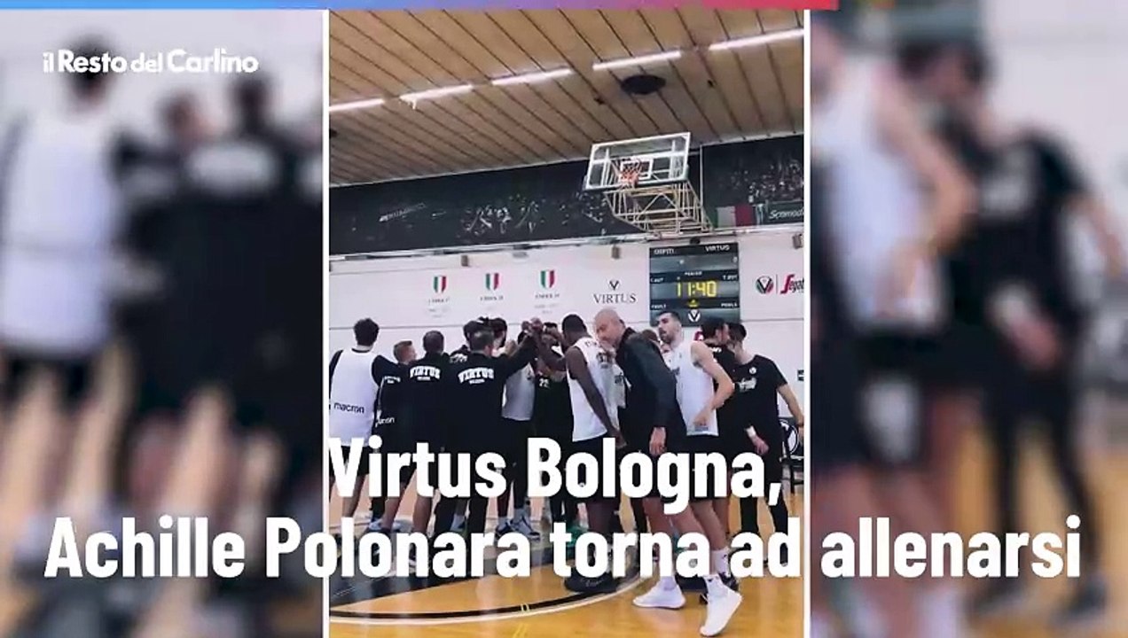 Virtus Bologna, Achille Polonara torna ad allenarsi: video