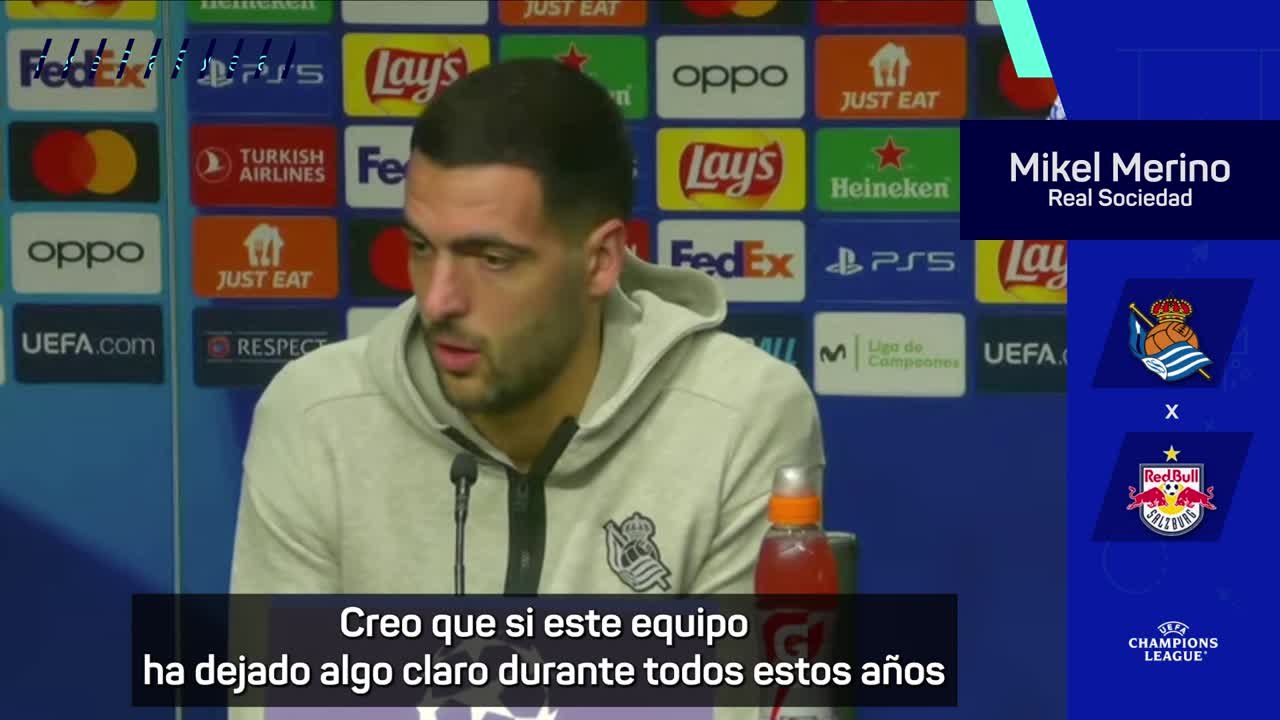 Mikel Merino: "No estamos pensando en números, ni en matemáticas"