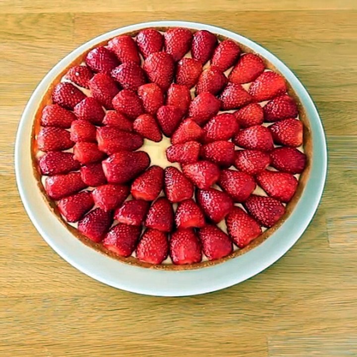 Tartaleta de fresas como en pastelería
