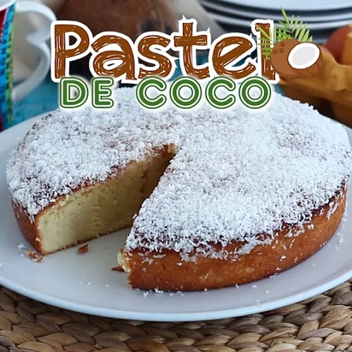 Pastel de coco tres leches brasileño