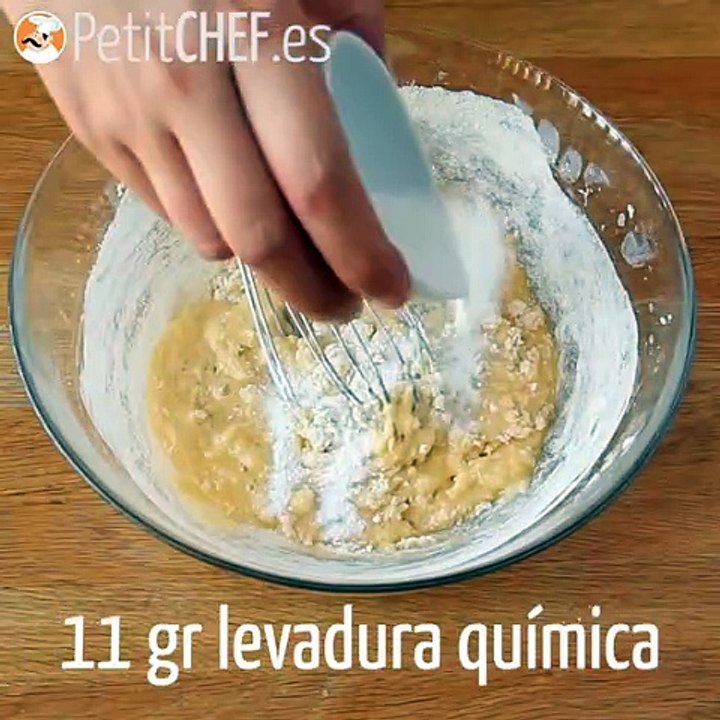 Bizcocho de plátano fácil